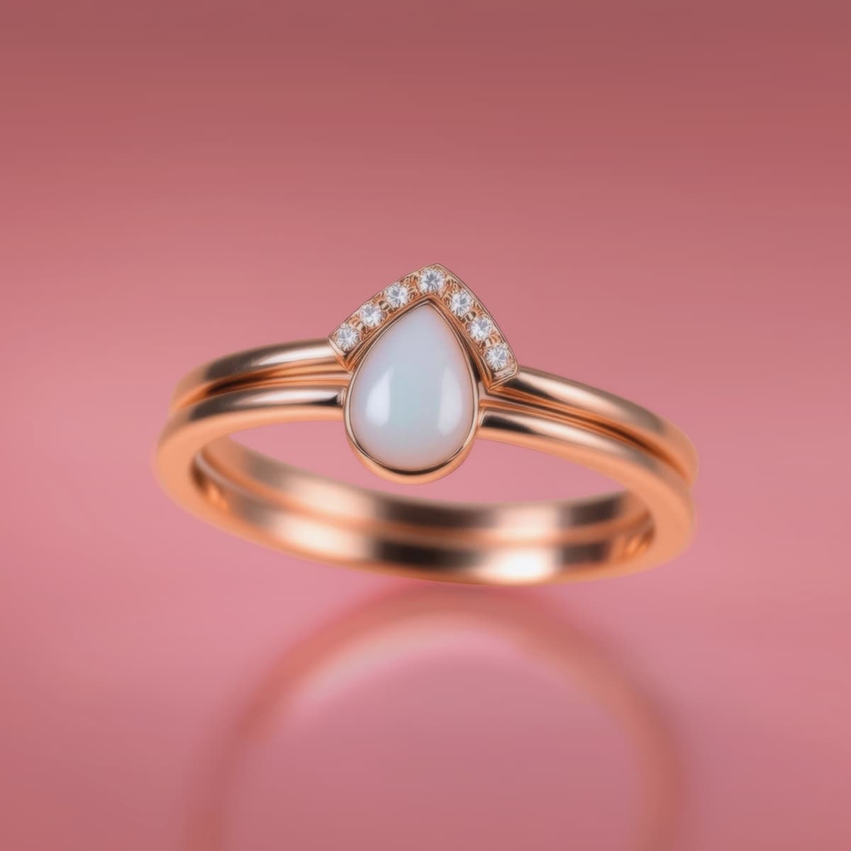 DIY Breast Milk KIT - Drop Shaped “Together” Ring & Stacking Ring