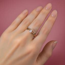 DIY Breast milk Box – Set: Necklace "Together" + Droplet Ring - thumbnail 4